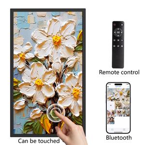 Cao cấp HD màn hình cảm ứng khung ảnh kỹ thuật số tùy chỉnh kích thước treo tường IPX3 không thấm nước xe nhà văn phòng điện tử dấu hiệu - Product Image 2