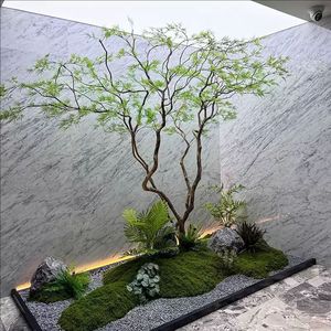 Искусственные листья клена и баньяна премиум-класса, сухоцветы, экологичные, долговечные, для декора окон внутри и снаружи помещений - Product Image 1