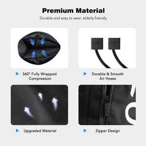 Masajeador Neumático de Piernas de Alta Intensidad con 6 Modos para Aliviar el Dolor de Muslos para Corredores, Dispositivo de Drenaje Linfático - Product Image 6
