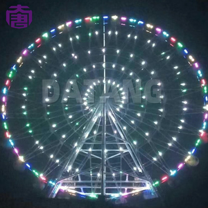 IP65 grande roue Cabochon LED fête foraine lumière 60mm Anti-eau en alliage d'aluminium Point lampes parc d'attractions parc à thème modifiable - Product Image 1