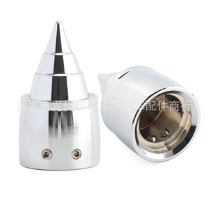 Hao Chang ฝาครอบเพลาหน้ารถจักรยานยนต์11x7x7อลูมิเนียม CNC สำหรับ Harley Traveler Sport dinah softtail ซีรีส์ - Product Image 1