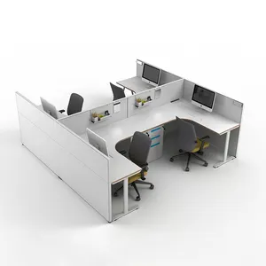 Standaard China Wholesale Working Desk Official Stand Bureaucabine Werkstation Cirkelvormig Bureau