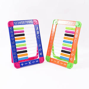 Foska, juguete educativo para escuela <span class=keywords><strong>primaria</strong></span>, contador de cuentas de plástico de ábaco colorido para profesores, enseñanza para niños de jardín de infantes - Product Image 1