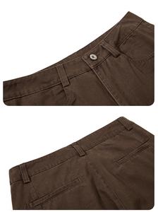 Pantalones de Diseño Unisex Casuales de Algodón 100% con Estampado Estético de Estilo Old Money, de Pierna Ancha Regular y Bajo Curvo - Product Image 2