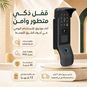 Biometric Smart Door <b>Lock</b> 3D Face Recognition TTLock WiFi Waterproof Fingerprint Rim <b>Lock</b> for Front Door and Gate - Product Image 1