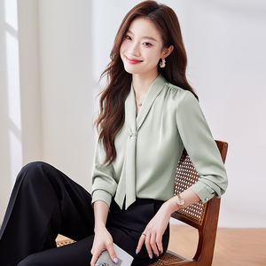 Personalizado Traje Formal de Negocios Mujeres Hombres Últimos Diseños de <span class=keywords><strong>Camisa</strong></span> de Oficina Botón Verano-Directo Fabricantes de China - Product Image 2