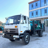 Foreuse mobile montée sur camion pour puits d'eau, équipement de forage DTH avec châssis de camion Dongfeng pour le forage de puits d'eau