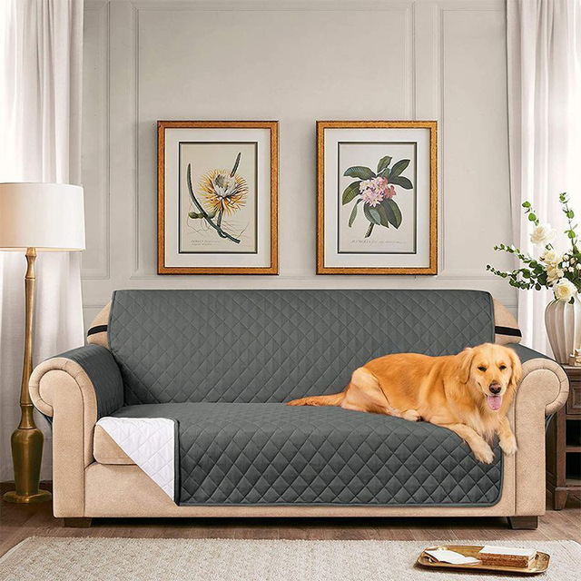 Solid Color Sofa Towel Waterproof Knitted Pet Mat All Inclusive One-piece Single Person Universal Combination Sofa Cover