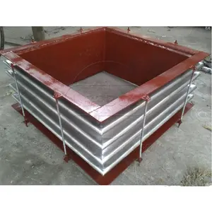 Flexible pipe joints for pumb machinery equipment stainless steel steam rectangular expansion joint flange metal bellows square