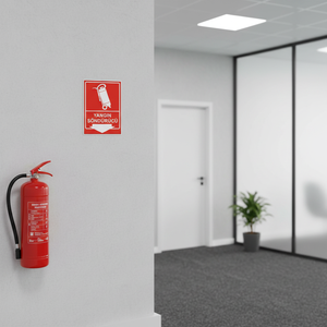 PVC Fire Extinguisher Sign Home Decoration <b>Vinyl</b> Sticker - Product Image 3