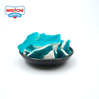Bonbons gommeux bleus, saveur fruité, frais et sec, emballage en sac, baleine, gomme en forme de dauphin, bonbon requin 1704900000, 12 mois