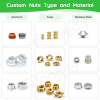 Langda - Usinage CNC de précision sur mesure - Écrous en laiton - Inserts moletés pour applications médicales - Tolérance de 0,01 mm - Classe 8 - Grade