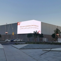 Layar LED Billboard Luar Ruangan RGX P3 Kecerahan Tinggi Tahan Air P3 Digital Signage untuk Gedung Komersial