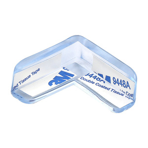 Transparent Silicone Corner <b>Protectors</b> L Shape For <b>Table</b> Edge Safety Guard - Product Image 3