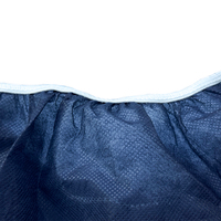Culottes jetables non tissées pour femme, modèle triangle, en PP 30GSM, bleu foncé, avec ceinture élastique à 4 rangées