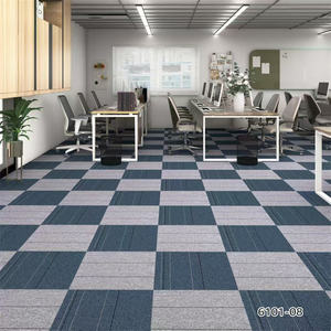 Carreaux de tapis carrés ignifuges support de <span class=keywords><strong>bitume</strong></span> étanche usage commercial bureau salon salle de sport salle de billard centre commercial - Product Image 1