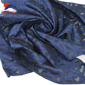JIAYI фирменный синий трип с вуалью, женские платья с квадратным узором и домашний текстиль, занавески, жаккардовые ткани