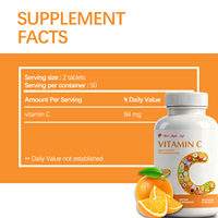 Capsules de vitamine C naturelle - Acide ascorbique, non-OGM, certifié GMP, approvisionnement en vrac pour la santé immunitaire et cutanée