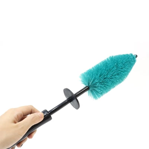 Car Tire Brush <b>Wheel</b> Rim Long Soft Bristle <b>Plastic</b> <b>Wheel</b> Detail Cleaning Brush - Product Image 2