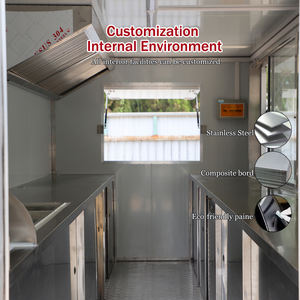 <span class=keywords><strong>Mejor</strong></span> venta <span class=keywords><strong>2022</strong></span> Venta caliente Carritos de cocina de alimentos <span class=keywords><strong>Coche</strong></span> de helados Camión de comida rápida <span class=keywords><strong>móvil</strong></span> Carro de comida de cocina <span class=keywords><strong>móvil</strong></span> con ruedas - Product Image 4