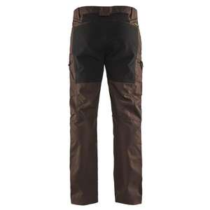BLAKLADER - 145918457899D120 Service <b>trousers</b> with <b>stretch</b> brown/<b>black</b> - EAN 7330509527627 WORK <b>TROUSERS</b> CARGO WORK <b>TROUSERS</b> - Product Image 3