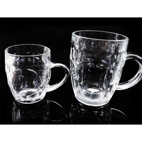 Verres gaufrés de haute qualité 2025, 250 ml et 500 ml, avec logo personnalisé, chopes à bière allemandes en forme d'ananas, verre à bière personnalisé avec poignée