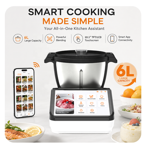<span class=keywords><strong>Robot</strong></span> culinaire intelligent polyvalent 6L avec <span class=keywords><strong>cuiseur</strong></span> <span class=keywords><strong>vapeur</strong></span> profond et accessoires de <span class=keywords><strong>mixeur</strong></span> - Product Image 5