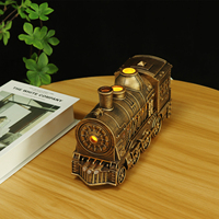 Diffuseur d'arômes ultrasonique en forme de train doré, nouveau design, pour la maison et le bureau, diffuseur d'arômes en forme de méduse, humidificateur