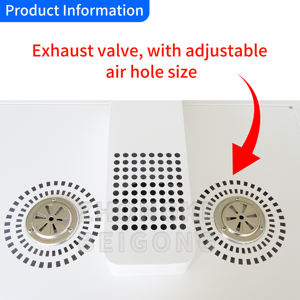 गैर-धातु सामग्री के विभिन्न उच्च तापमान उम्र बढ़ने वाले परीक्षण के लिए 100-300 तक गर्म वायु उम्र बढ़ने कक्ष - Product Image 3