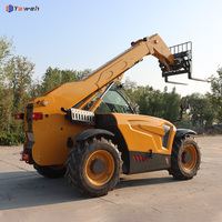 Chariot élévateur à bras télescopique de ferme tout Terrain chinois 7M avec chariot élévateur de Construction de seau à vendre