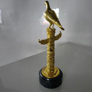 पीतल की शांति डॉव ट्रॉफी कस्टम ट्रॉफी निर्माता थोक - Product Image 4