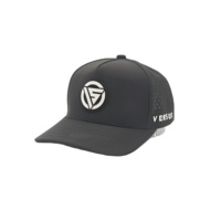 Venta al por mayor 5 Panel PVC parche ajustable Snapback verano al aire libre hombres personalizado Golf sombrero deporte gorra de béisbol