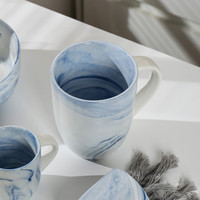 Usine directe écologique Ins Style grande tasse à eau en céramique marbre café thé petit déjeuner tasse