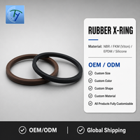 Custom Rubber X Ring Quad Ring NBR FKM Silicone Sealing Ring for Hydraulic Pneumatic Cylinder Piston Rod Parts OEM Wholesale