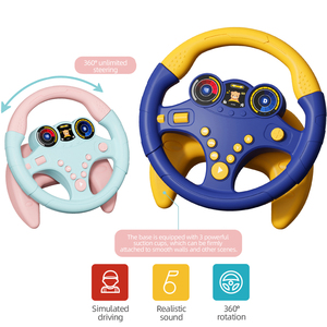 Nuovo prodotto di simulazione infantile primo educativo splendente luce musicale volante giocattoli <span class=keywords><strong>per</strong></span> seggiolino auto gioco di guida elettronica - Product Image 5
