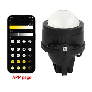 ไฟโปรเจคเตอร์ LED ขนาด 3 นิ้ว ควบคุมผ่านแอพพลิเคชั่น แสงสีขาว-เหลืองผสม สามสี ไฟสูง-ต่ำ สำหรับรถฮอนด้า - Product Image 2