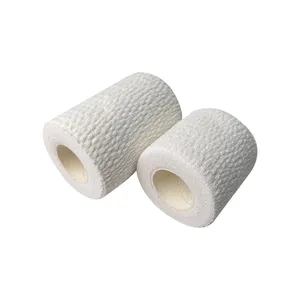 Joelheira adesiva personalizada, bandagem adesiva de algodão leve para compressão médica