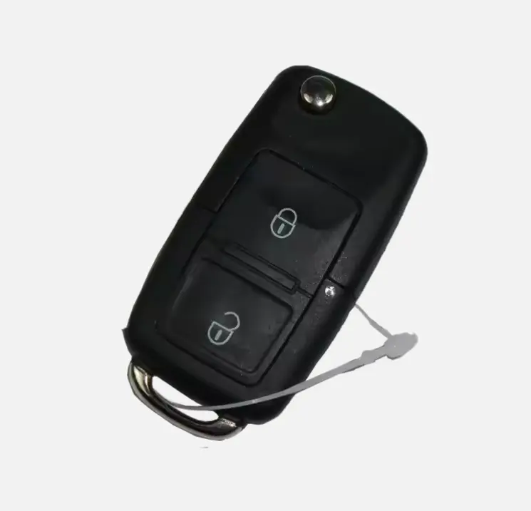 Volkswagen belum dipotong pisau 3 + 1 tombol tombol kunci jarak jauh cangkang FOB kunci mobil Volkswagen
