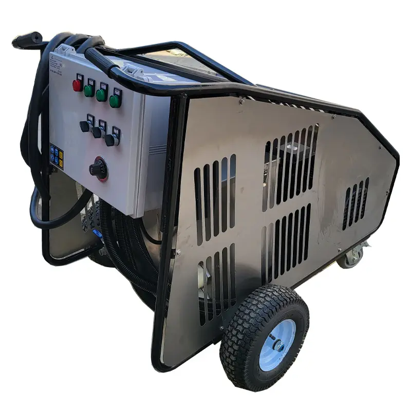 200bar 2900PSI 15L/min 5.5KW Caldera eléctrica Calefacción Agua caliente Máquina de limpieza de alta temperatura y alta presión