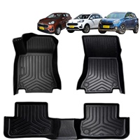 Tapis de sol de voiture en TPE multicolores à double couche, de luxe, résistant aux intempéries, spécialement conçu pour Kia KX3 Seltos 2015-2019