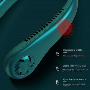 Fan Dài Pin Lif New <span class=keywords><strong>Mini</strong></span> Cổ Xách Tay Không Có Cánh Treo Cổ Có Thể Sạc Lại Làm Mát Không Khí 3 Tốc Độ <span class=keywords><strong>Mini</strong></span> Mùa Hè Thể Thao Fan - Product Image 5