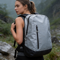 Sac à dos étanche en TPU de qualité supérieure, sac à dos de voyage pour ordinateur portable, sac à dos d'extérieur durable, sac à dos décontracté pour l'école avec port USB