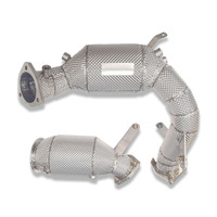 Downpipe catalytique haute performance pour Porsche Macan 2.0T Euro 6B, système d'échappement en acier inoxydable 304, reconditionnement