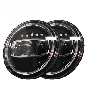 ไฟหน้ารถยนต์ LED ขนาด 7 นิ้ว 12 โวลต์ สำหรับรถ Wrangler รุ่นใหม่ พร้อมไฟ DRL แสงสูง/ต่ำ ความสว่าง 8000 ลูเมนส์ 6000K สำหรับรถออฟโรด Wrangler - Product Image 4