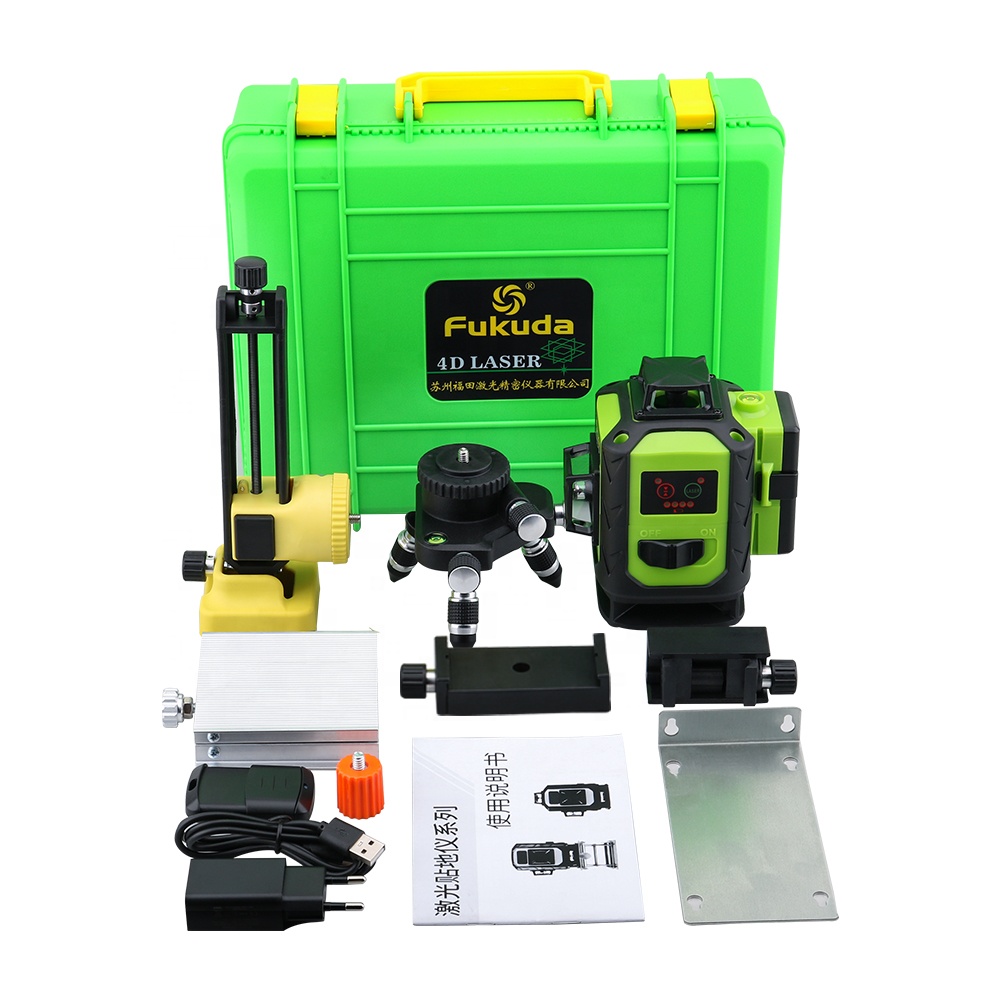 Fukuda  Fukuda 360° Rotary Self-Leveling Laser Level—16 Lines Green Laser