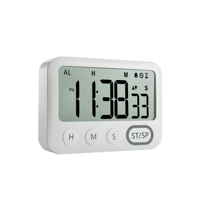 Kitchen Timer Digital Kitchen Timer Magnetic Countdown Stopwatch Timer With Loud Alarm, Big Digit, Back Stand, Hanging Hole
