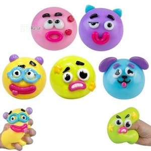 Pelota Antiestrés de Maltosa con Cara de Perro de Dibujos Animados, Juguete Sensorial para Aliviar el Estrés y Relajar los Músculos, Regalos de Bienvenida, Venta al Por Mayor - Product Image 3