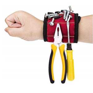 Cinta Magnética para Muñeca, 100% Nailon, Autoadhesiva, de una Sola Cara, Fuerte Sujeción para Organización de Herramientas - Product Image 2