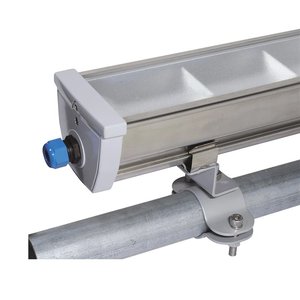 Lampada Industriale Beghelli in Acciaio Resistente alle Intemperie, Larghezza 25 cm, Altezza 12 cm - Product Image 1