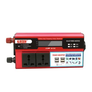 Suredy Electrical 800W Inverter 12V 220V Hybrid untuk Aki Mobil